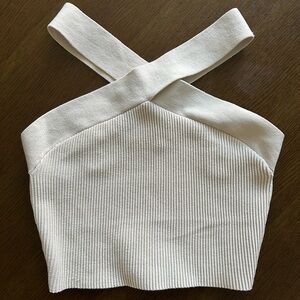 Babaton sculpt halter top